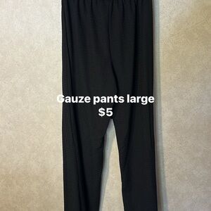Black Kids Gauze Pants